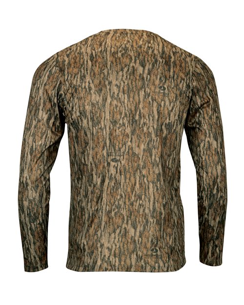 Men's Oxford Performance Camo Print Long Sleeve T-Shirt – Back