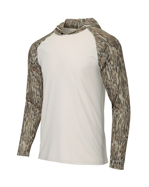 Men's Biloxi Performance Colorblocked Hooded Long Sleeve T-Shirt – Side
