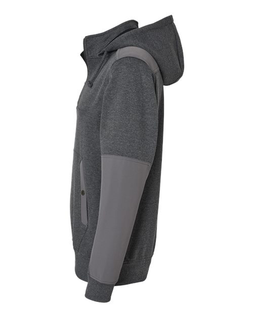 Men's Mission Quarter-Zip Hooded Pullover – Detail