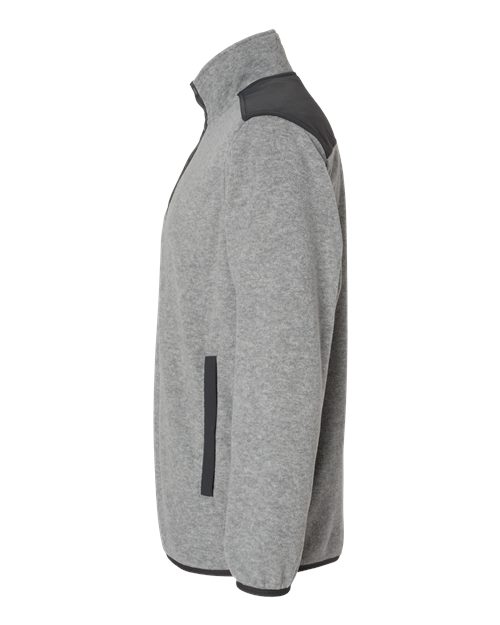 Men's Ranger Melange Fleece Pullover – Detail