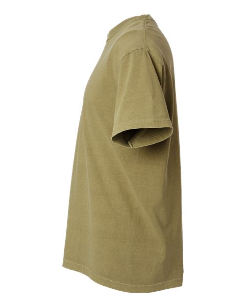 Unisex Heavyweight Cotton Garment-Dyed Tee – Detail