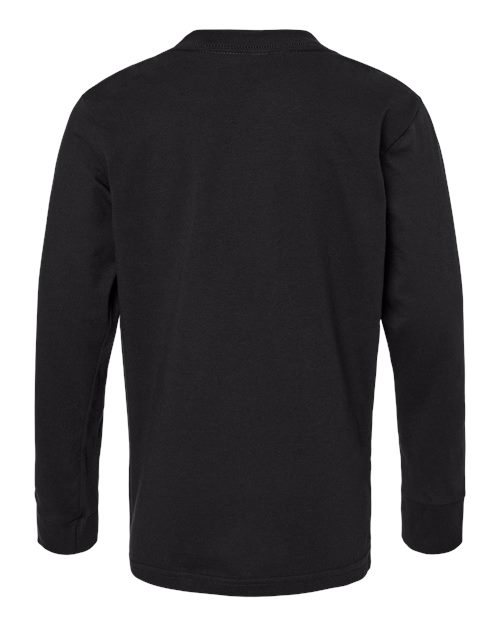 Youth Cotton Long Sleeve Tee – Back