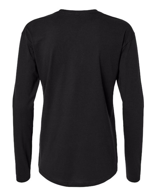 Women's Cotton Relaxed Long Sleeve T-Shirt – Back