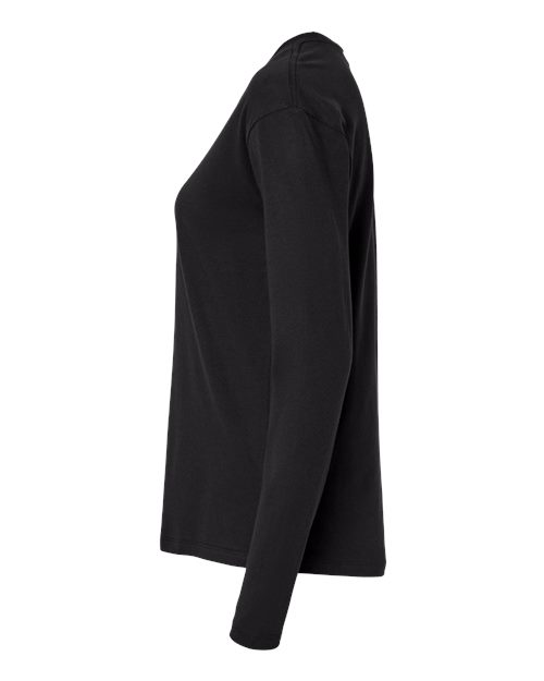 Women's Cotton Relaxed Long Sleeve T-Shirt – Detail