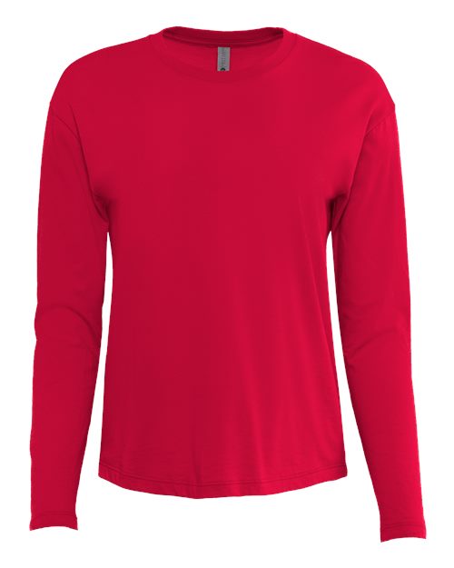 Women's Cotton Relaxed Long Sleeve Tee – Front