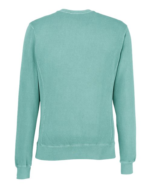 Unisex Pigment-Dyed Fleece Crewneck Sweatshirt – Back
