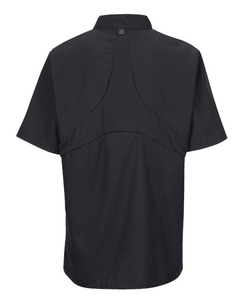 Women's Mimix™ Short Sleeve Chef Coat with OilBlok – Back