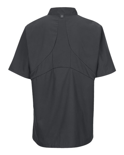 Women's Mimix™ Short Sleeve Chef Coat with OilBlok – Back