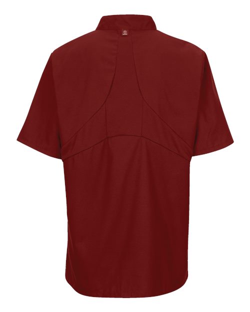 Mimix™ Short Sleeve Chef Coat with OilBlok – Back