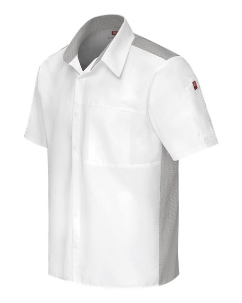 Poplin Airflow Cook Shirt with OilBlok – Detail