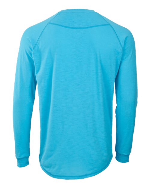 Unisex Henley Long Sleeve T-Shirt – Back
