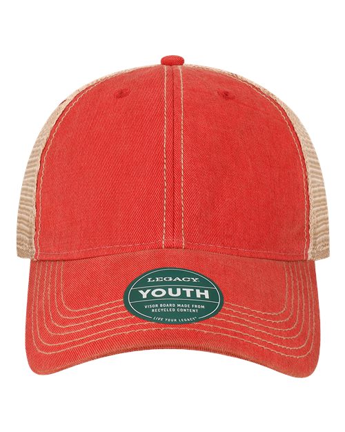 Youth Old Favorite Trucker Cap – Front