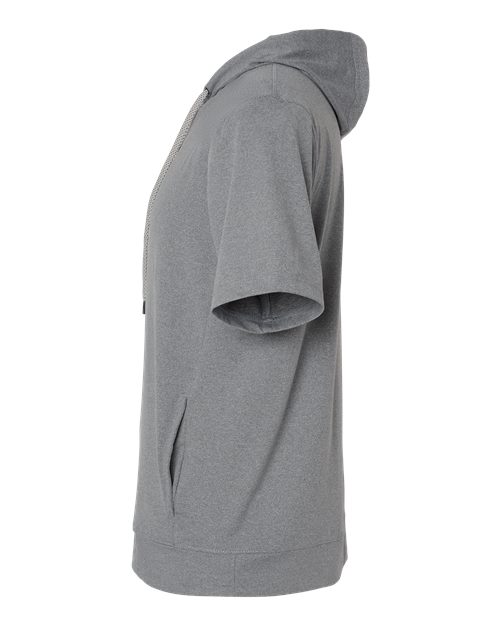 Men's Eco Revive™ Ventura Soft Knit Short Sleeve Hooded Sweatshirt – Detail