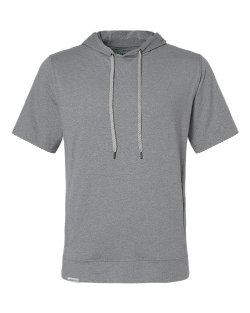 Men's Eco Revive™ Ventura Soft Knit Short Sleeve Hooded Sweatshirt – Front
