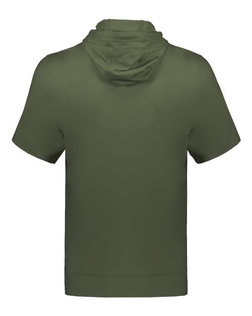 Youth Eco Revive™ Ventura Soft Knit Short Sleeve Hooded Sweatshirt – Back