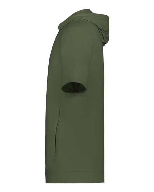 Youth Eco Revive™ Ventura Soft Knit Short Sleeve Hooded Sweatshirt – Detail