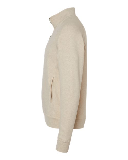 Men's Triblend Quarter-Zip Sweatshirt – Detail