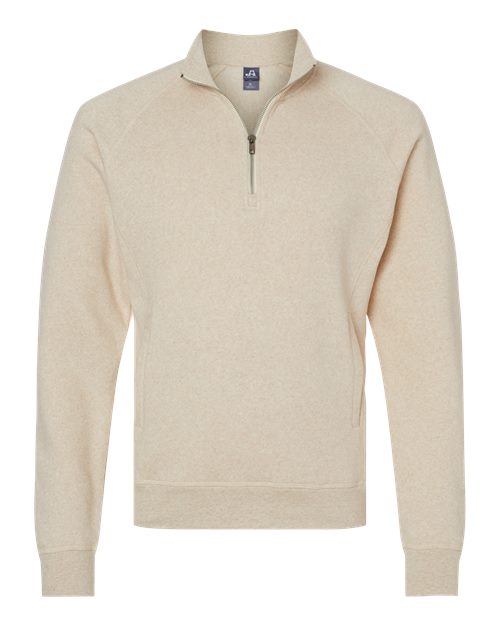 Men's Triblend Quarter-Zip Sweatshirt – Front