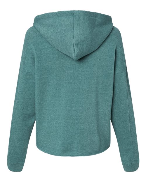 Women's Angel Fleece Crop Hooded Sweatshirt – Back