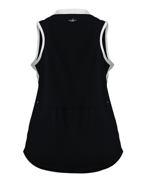 Women's Slide Fastpitch V-Neck Sleeveless Jersey – Back