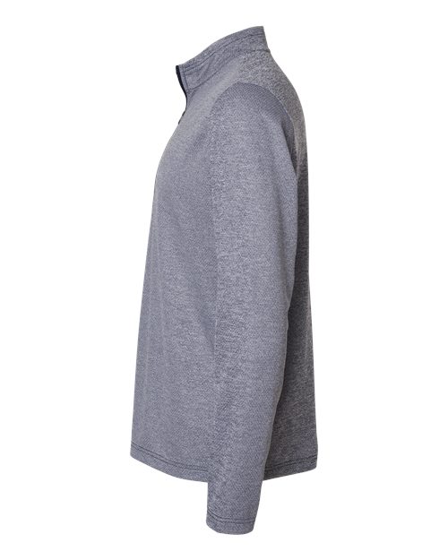Men's Space Dyed Quarter-Zip Pullover – Detail