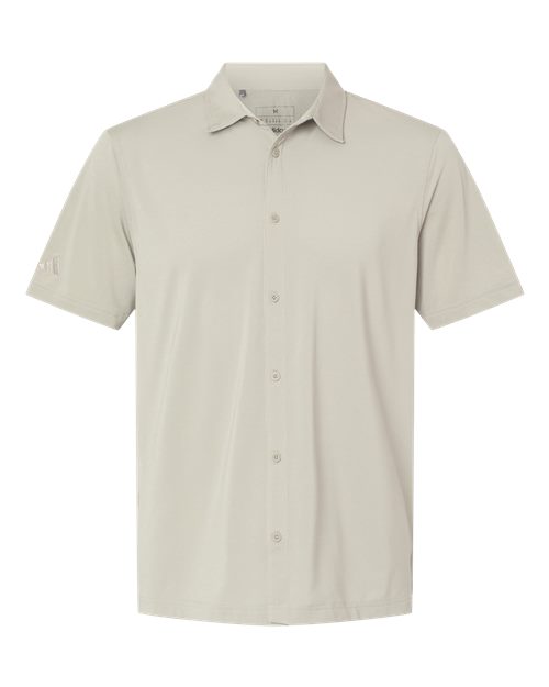 Men's Full Button Down Short Sleeve Shirt – Front