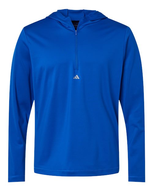 Men's Lightweight Quarter-Zip Hooded Pullover – Front