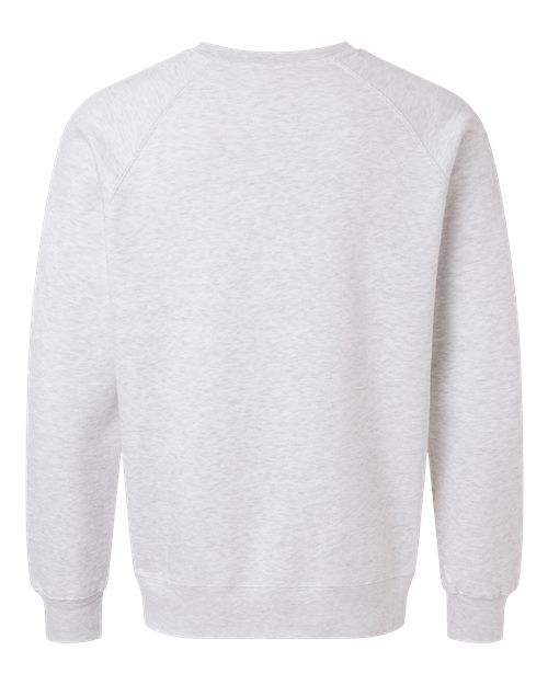 Unisex Vintage Fleece Raglan Crewneck Sweatshirt – Back