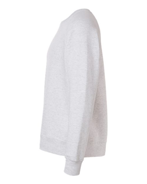 Unisex Vintage Fleece Raglan Crewneck Sweatshirt – Detail
