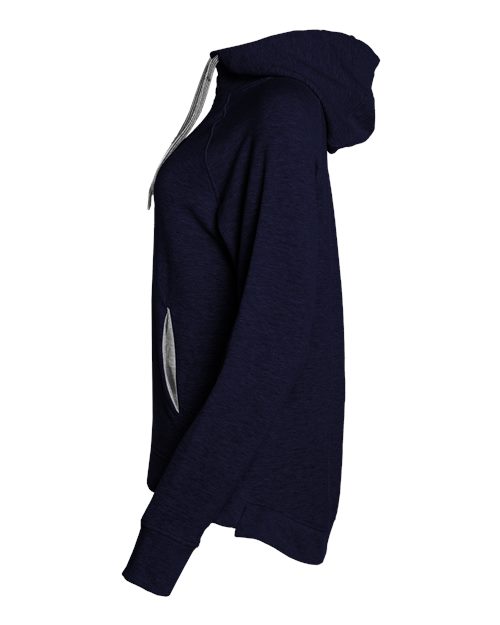 Women's FitFlex French Terry Quarter-Zip Hooded Pullover – Detail
