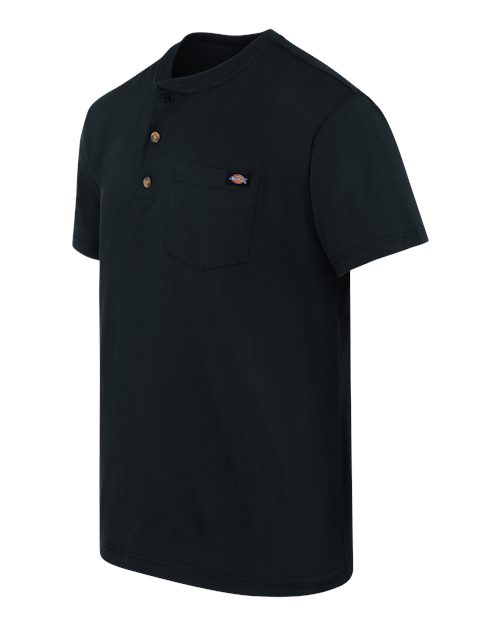 Men's Heavyweight Traditional Short Sleeve Henley – Detail