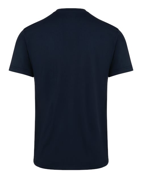 Men's Tall Heavyweight Traditional Short Sleeve Henley – Back