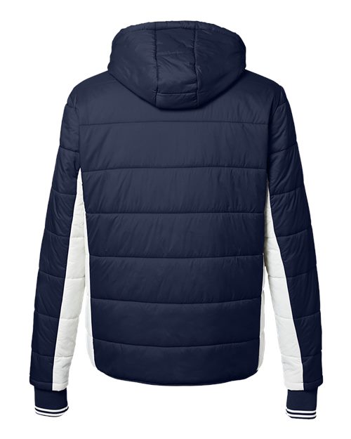 Men's Nautical Mile Hooded Puffer Jacket – Back