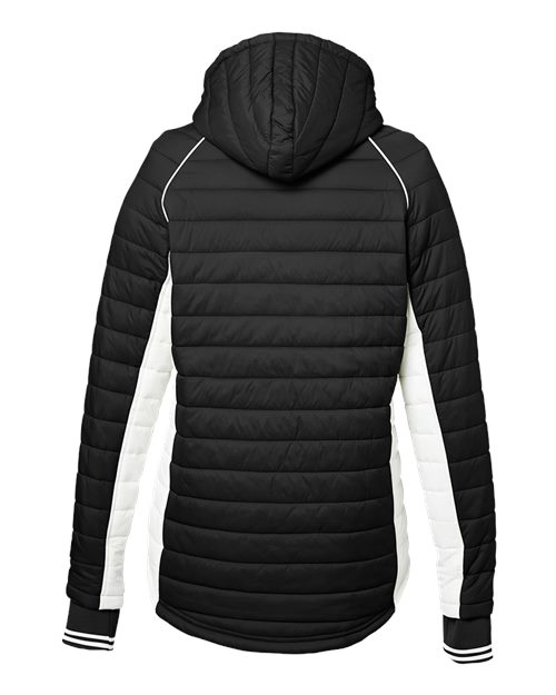 Women's Nautical Mile Hooded Puffer Jacket – Back