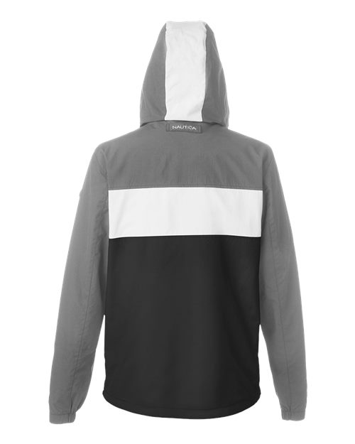 Unisex Windward Anorak Hooded Quarter-Zip Jacket – Back