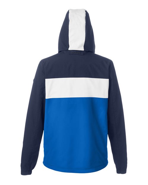 Unisex Windward Anorak Hooded Quarter-Zip Jacket – Back