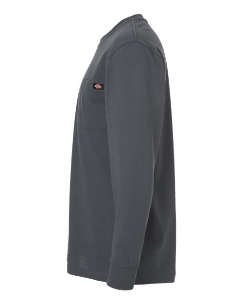 Men's Tall Traditional Heavyweight Long Sleeve T-Shirt – Detail