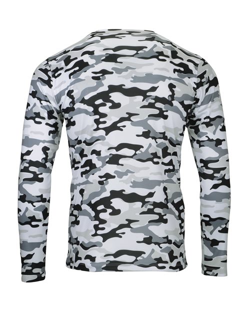 Men's Woodland Performance Long Sleeve T-Shirt – Back