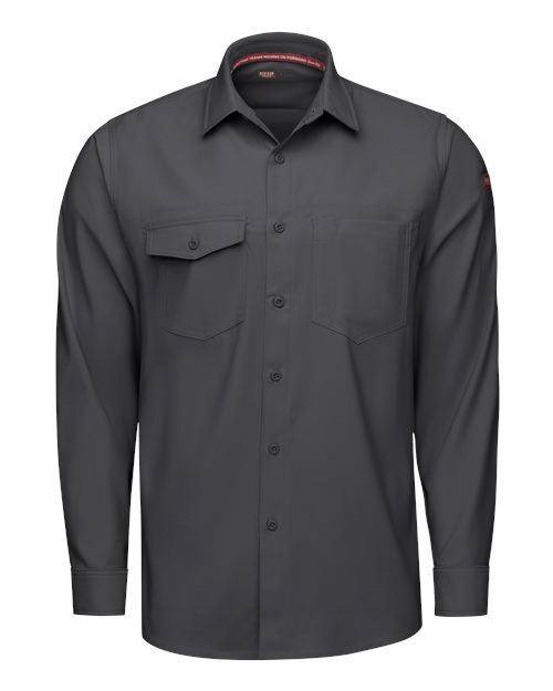 Men's Tall Cooling Long Sleeve Work Shirt – Front
