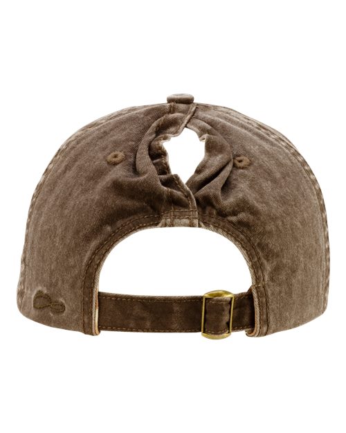 Women's Pigment-Dyed with Fashion Undervisor Cap – Back