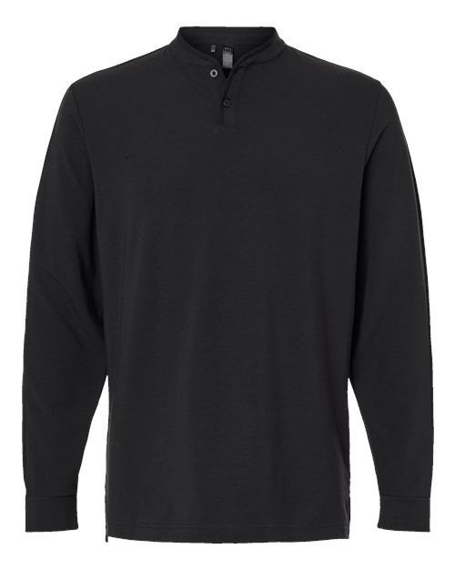Men's Henley Long Sleeve T-Shirt – Front