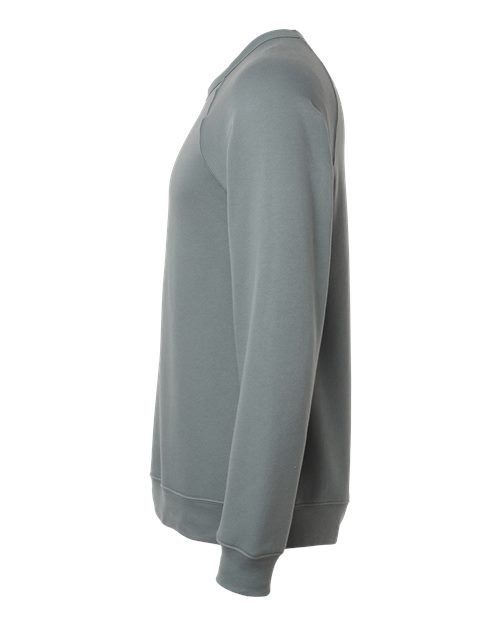 Unisex Sponge Fleece Raglan Crewneck Sweatshirt – Detail