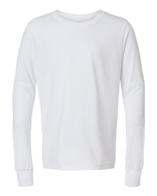 Youth Triblend Long Sleeve Tee – Front
