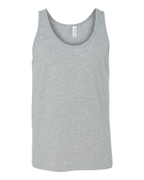 Unisex Heather CVC Tank – Front