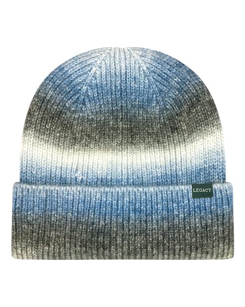 Tie-Dyed Ribbed Beanie – Back