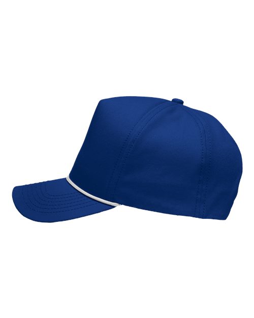 Five-Panel Rope Heritage Fit Cap – Detail