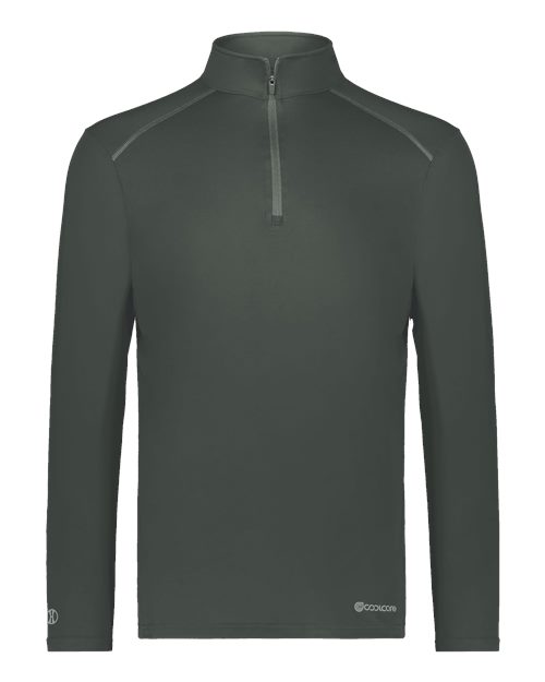 Youth CoolCore® Quarter-Zip Pullover – Front
