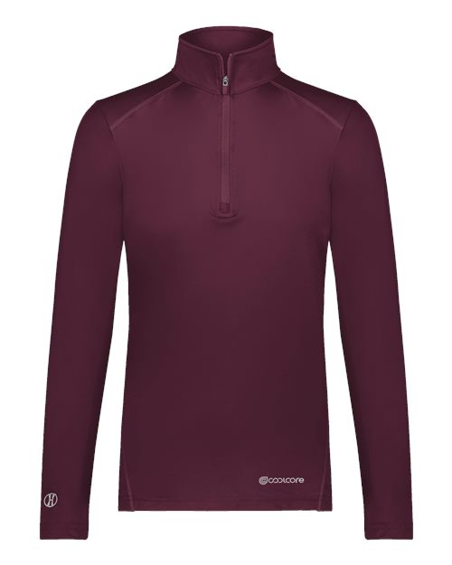 Women's CoolCore® Quarter-Zip Pullover – Front