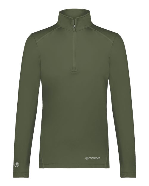 Women's CoolCore® Quarter-Zip Pullover – Front