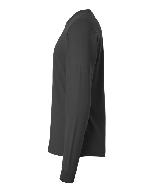 Unisex Fine Jersey Long Sleeve T-Shirt – Detail